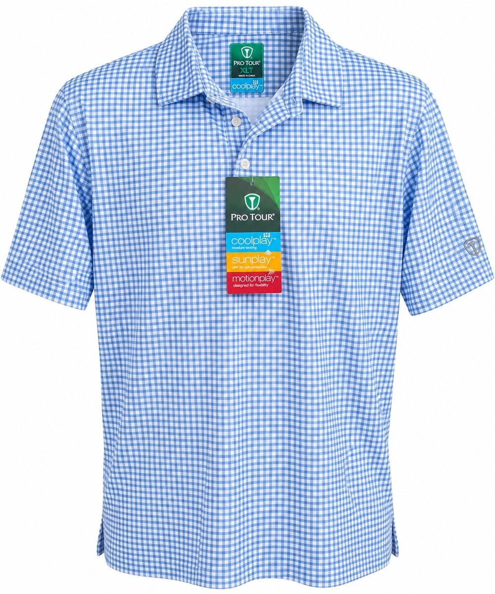 Pro Tour Men’s XLT Golf Polo Coolplay Sunplay NWT